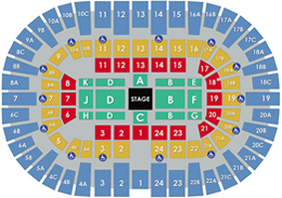 Pechanga Arena San Diego - In The Round Layout